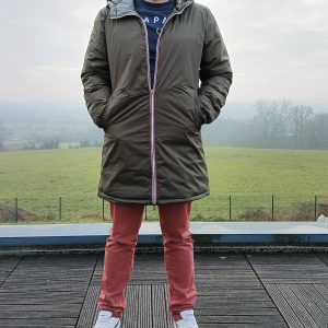 Laura Jo - Doudoune HOMME longue imperméable et réversible matelassé kaki