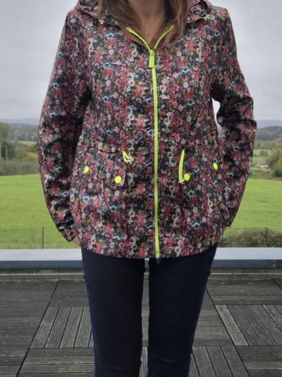 Attrait Paris - Imperméable mi long léger liberty fleuri