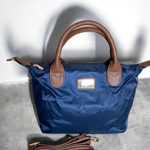 Sac à main fourre-tout petit modèle couleur bleu marine