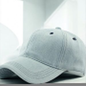 Casquette unisexe en coton ; couleur bleu denim clair