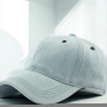 Casquette unisexe en coton ; couleur bleu denim clair