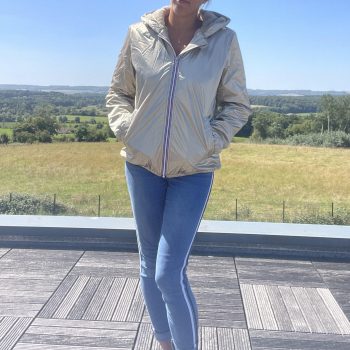 Manteau court fourré imperméable Marque Laura Jo Doré - Le Petit Placard