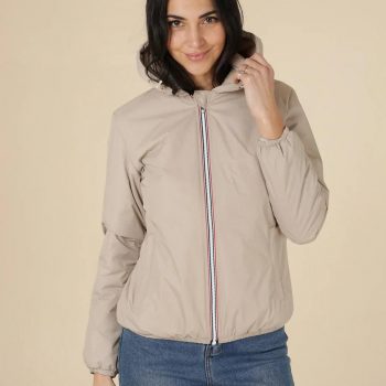 Manteau court fourré Marque Laura Jo Beige - Le Petit Placard