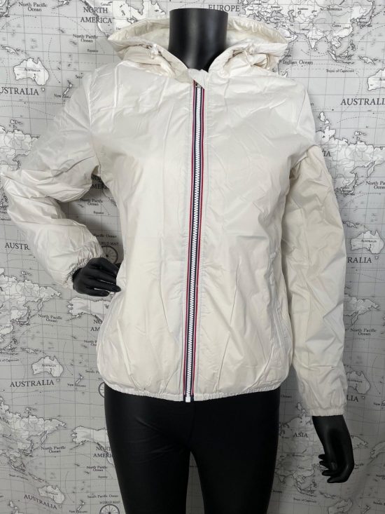 Manteau court fourré Marque Laura Jo Blanc - Le Petit Placard